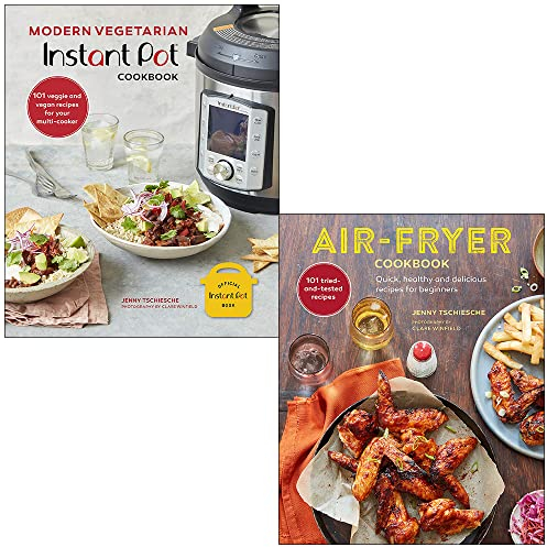 Jenny Tschiesche Collection 2 Books Set (Modern Vegetarian Instant Pot Cookbook, Air-Fryer Cookbook)