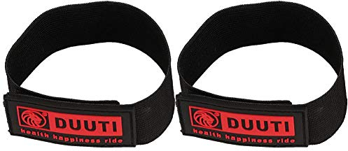 Tbest Bandas de Pantalones de icleta, 2 Pcs Correa de Pierna de Ciclismo Equipo de Equitación Correa de Tobillo Ciclismo Caminar icleta de Seguridad reemplazo para Mujeres y Hombres (Negro)