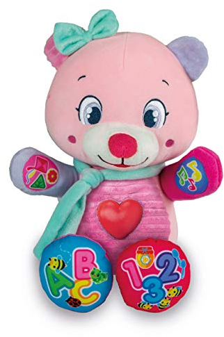 Clementoni Betta Dolce Orsetto Peluche Parlante Interattivo-Gioco Educativo Prima Infanzia, da 6 Mesi, 17399, Multicolore