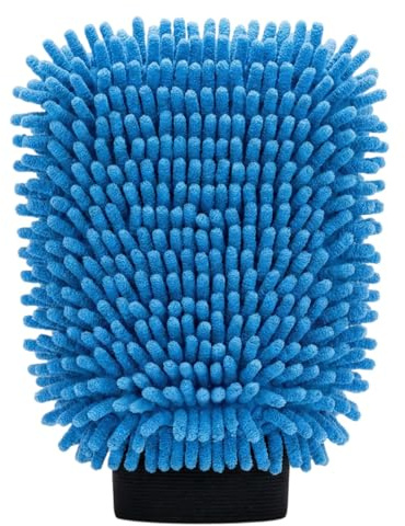Craft-Equip Microfaser Chenille Waschhandschuh zur schonenden Autowäsche - extrem saugstark - schonend zum Lack