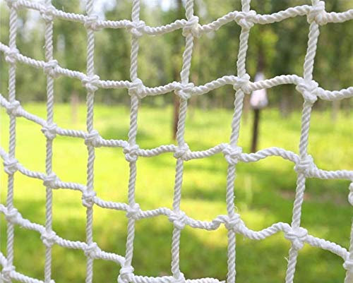 DHGTEP Katzenschutznetz Grid 5cm Nylon Sicherheit Netz Balkon Fenster Geländer Zaun Kinder Treppen Anti Fallen Sicherheit Netting DIY Pflanze Blumen Schutz Anpassbar (Color : Weiß, Size : 1mx6m)