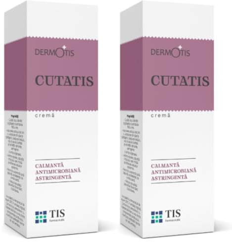 CutaTIS Crema Cicatrizzante - Prurito e Irritazioni, Arrossamenti e Fastidi Intimi, Eczemi, Pelli molto Secche, Ragadi, Furuncoli, Ferite, Ustioni, Ragadi cutanee, Geloni, Arrossamenti - 2 x 20g