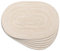 Noctiflorous - Juego de 6 de manteles Individuales ovalados Trenzados, Antideslizantes, Lavables, Resistentes al Calor, para Comedor, Cocina, Fiesta, decoración de Mesa, 30,5 x 45,7 cm, Beige 11