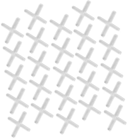 Uonlytech Lot de 1000 Clips D'espacement pour Carrelage en Forme de Croix Entretoises pour Carrelage en Céramique de 2 Mm pour Le Nivellement Des Carreaux de Sol Et Les Joints de Coulis