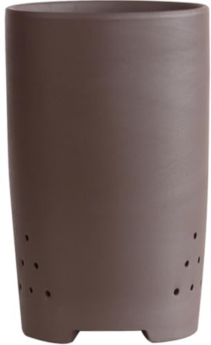 Kisangel Pot À Orchidées en Porcelaine Rouge Robuste pour Orchidées pour La Maison Le Bureau Et Les Plantes Dintérieur