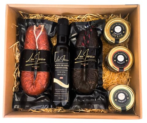 LUX IBÉRICO - Lote Emerita - Morcilla, Queso de Oveja y Aceite
