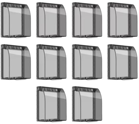 Luobannm Caja Impermeable Universal para Enchufes de Pared Tipo 86, Placa Transparente, Cubierta Protectora para Interruptores, Accesorios para Enchufes Eléctricos.