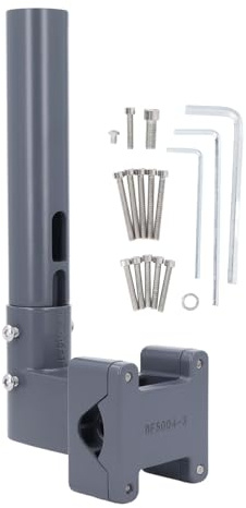 EVTSCAN Satellite Car Toit Mount d'aluminium Alliage 0.8-1,97 Pouces Plage de Plage Satellite RV Échelle pour Mini