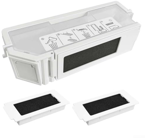 Filtro pattumiera per Ecovacs Per T30 PRO Per OMNI Per T30 Per T30 Per T30S Robot Aspirapolvere Sostituzione, Progettato per la Durata e Prestazioni Migliorate Di Cattura Della Polvere
