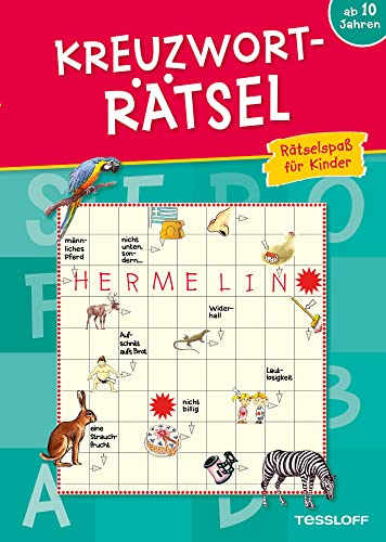 Kreuzworträtsel ab 10 Jahren (Blau) (Rätsel, Spaß, Spiele)