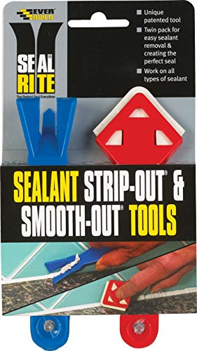 Everbuild SRSSTWIN Extracteur lisseur de Joint, Lot de Deux Outils.
