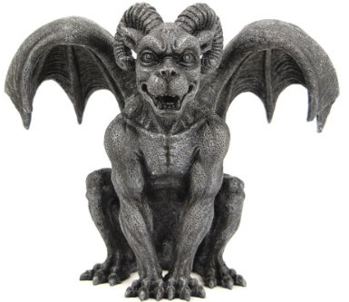 Gargoyle Figure with WidderhöRnern-Demon