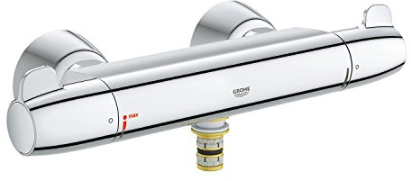 GROHE Grohtherm Special ThermaostatWaschtischarmatur (voreinstellbarer Sicherheitsendanschlag zwischen 35°C und 43°C, Verbrühschutz, langlebig), chrom, 34666000