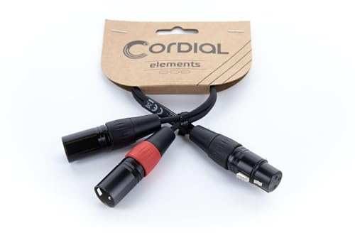 CORDIAL Kabel ECL EY0.3FMM Kabel Adapter Elements XLR