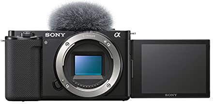 SONY Alpha ZV-E10 - APS-C Interchangeable Lens Mirrorless Vlog Camera - Black