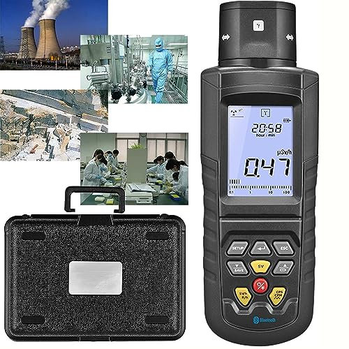 NOGRAX Contatore Geiger α, β,γ, χ Radiazioni, Contatore Geiger Radioattività, Handheld Radiazioni Nucleari Rilevatore di Dosimetro Multifunzionale Rilevatore di Radiazioni Nucleari
