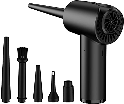 SHABD 1 Set 6000MAh Spolverino Elettrico Fili USB Ricaricabile per La Pulizia della Tastiera per Computer, Auto, Casa