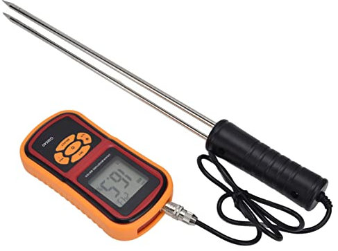 Getreide-Feuchtigkeitsmesser, Digitaler Feuchtigkeitsdetektor, Tragbarer Getreide-Feuchtigkeitsmesser, LCD-Hygrometer, Feuchtigkeitstester für Weizen, Mais, Reis