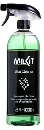 milKit Bio Fahrrad-Reiniger, 1000 ml Flasche - biologisches Fahrrad Reiniger Spray für Rennrad, Gravel und MTB - Fahrrad Putzmittel biologisch abbaubar