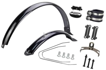 F Fityle Parafanghi Anteriori Posteriori per Bici Parafanghi per Mountain Bike Protezione per Ruote da 29 Pollici Paraspruzzi per Bicicletta antiruggine per