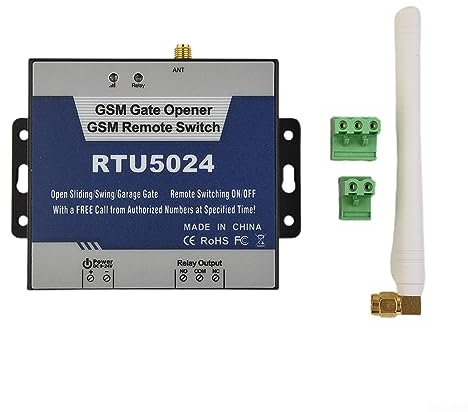 Mittenti GSM Gate Opener GSM Interruttore Remoto Apriporta con GSM Dial Control RTU5024 Protezione IP30 GSM Mobile Phone Access Controller Supporto 850/1900MHz