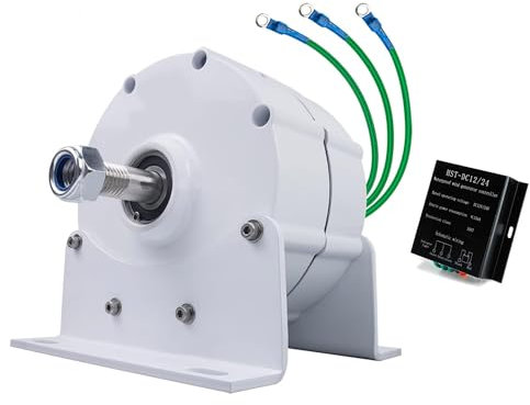 ZHLINGQ Generatore da 3000W 5000W 6000W 8000W 9000W 10000W, Generatore a Magnete Permanente Trifase, Generatore di Corrente Alternata in Fase Elettrica a Bassa velocità con Base,48V-9000W