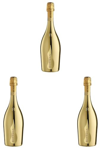 Bottega Gold Prosecco Spumante Brut (1 x 0.75 l) (Packung mit 3)