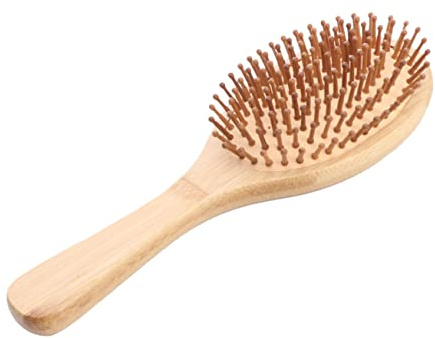 BAZEITFLOW Cepillo de Masaje Antiestático para Cabello Rizado Diseño Ligero y Material Sintético, Adecuado para Cuero Cabelludo y Crecimiento Saludable del Cabello Estilo Aleatorio