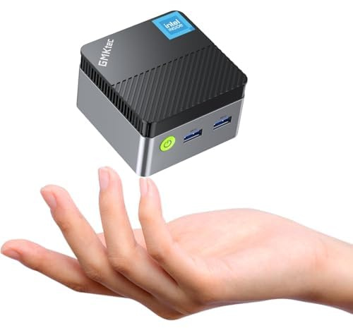 GMKtec Mini PC Intel N97 Processor (Turbo 3.60GHz) 12GB DDR5+512GB SSD Micro Desktop Computer for Business, School, Office, Pocket PC Nucbox G5 12+512