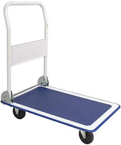 300kg Folding Flat Bed Platform Hand Trolley Truck Sack Barrow
