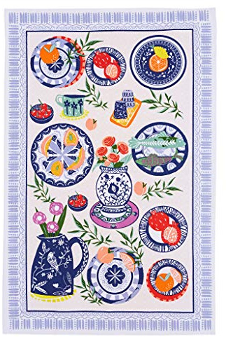 Ulster Weavers - Mediterrane Teller - Geschirrtuch - Baumwolle - Einheitsgröße in Multicolor