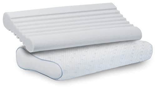 PARADIES Nacken-Kissen 40x80 cm - reVita Ergonomic - IGR Zertifiziert, ergonomisches Nackenstützkissen Höhe: 10 cm