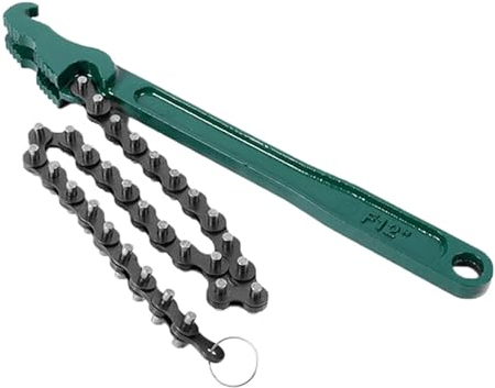 LoRier 30,5 cm Kettentyp, Auto-Werkzeug, Ölfilterschlüssel, verstellbarer Motorkastenschlüssel, Entfernung, Reparaturwerkzeug, Entferner for Auto, LKW, Motorrad