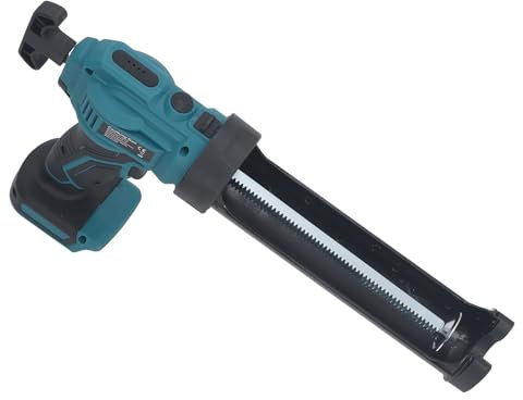 Cordless Caulking Gun, Cordless Caulk Gun Rechargeable Caulking 4 Speeds Battery Operated Rechargeable Caulk with LED Light for Home Renovations Kitchen Countertop