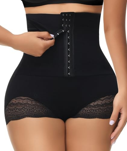 Figninget Braga Faja Reductora Mujer Invisible Braguitas Moldeadoras Vientre Plano Abdomen Cintura Alta Faja Sin Costuras Shapewear Control de Barriga Body Shaper