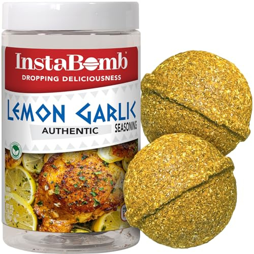 Lemon Garlic Bomb - Zesty lemon, garlic and fresh herbs make up this bold Greek inspired dish. Just add protein and water! (1-Jar)