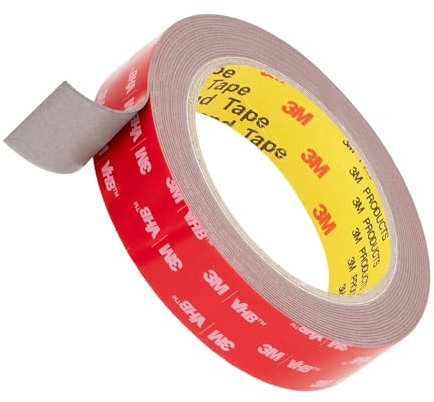 SNZ Nastro biadesivo extra forte – 3 m x 1,5 cm extra forte 3M nastro adesivo di montaggio per applicazioni versatili – Nastro biadesivo per auto, residenza, decorazione