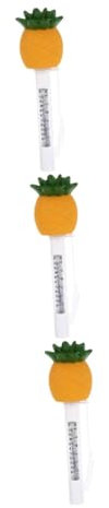 3 Pièces Thermomètre Flottant de Ananas pour Mesure Précise de Température de Eau Accessoire pour Spa