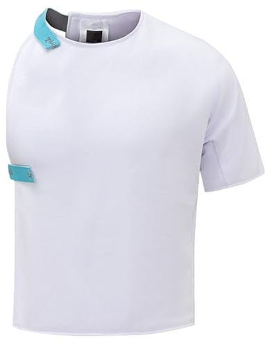 Fencing Uniform,450N Fencing Plastron Underarm Protector Vest Waistcoat for Foil Epee Saber,Unisex Training Suit, Ice Silk Material(Small,Left-handed)