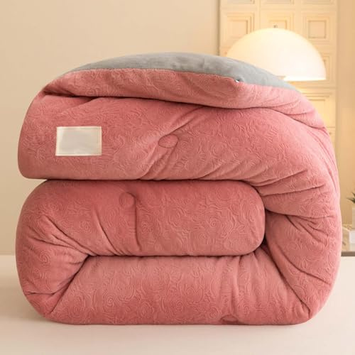 YWQJL Couette Hiver 220x240 TrèS Chaude Couleur Couette Epaisse Moelleuse Couverture Hiver Chaude Edredon Duvet Gonflant éDredon(1,150x200cm/2kg)