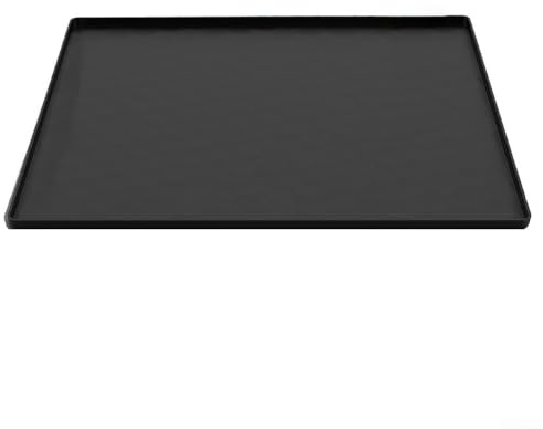 YobiLife Anti-Vibrationsmatte für Waschmaschine, Vibrationsisolierung, stoßdämpfend, geräuschreduzierend, Bodenschutz, Gummi, 60 x 60 x 2 cm, zuschneidbar, schwarz, grau, stabil, rutschfest