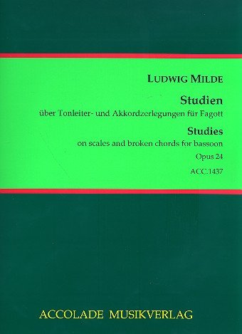 Accolade Musikverlag und Noten Bodo Königsbeck Studien über Tonleiter- und Akkordzerlegungen : für Fagott