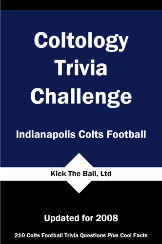 Coltology Trivia Challenge: Indianapolis Colts Football