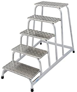 KRAUSE lfa058 Plattform, Trittleiter, 5 Stufen, 1 m Höhe