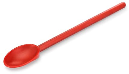 Matfer Bourgeat Exoglass® High Temperature Cooking Spoon, Red, 11 7/8