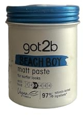 Schwarzkopf got2b Strand Matte Matt-Paste , 2er Pack (2 x 100 ml)