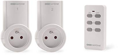 SCS SENTINEL Kit de 2 prises telecommandees 2300 W