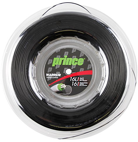 Prince Saitenrolle Warrior Hybrid Control, Schwarz, 200 m, 0085250151700012