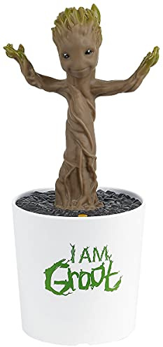eKids Figurine Baby Groot des Gardiens de la Galaxie avec Chanson intégrée, Groot Dansant se déplace sur « I Want You Back » de The Jackson 5