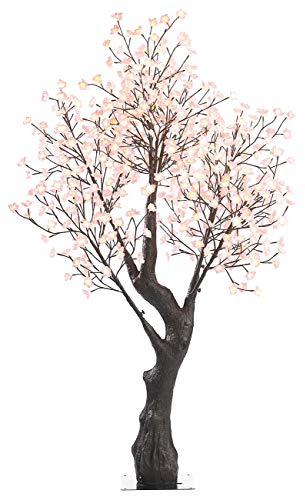 Luminea Kirschblütenbaum: LED-Deko-Kirschbaum, 576 beleuchtete Blüten, 200 cm, für innen & außen (LED Baum Kirschblüten, Baum beleuchtet, Bäume)